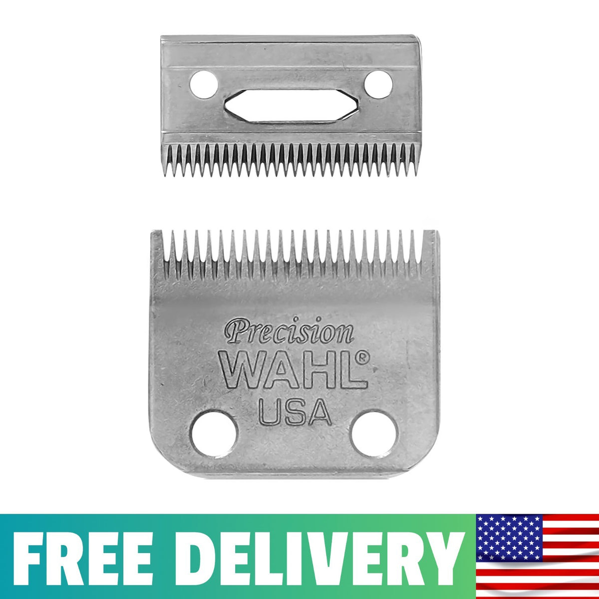 Universal Hair Trimmer Blade Set Compatible with Wahl Models - Stainless Steel Replacement Blades