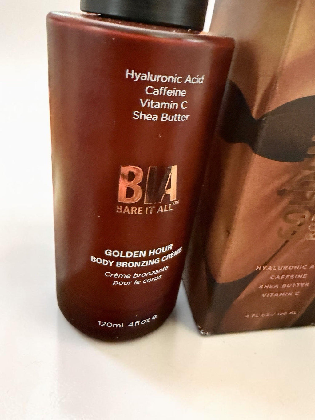 Body Bronzing Creme with Hyaluronic Acid for Sun-Kissed Glow - 4 fl oz
