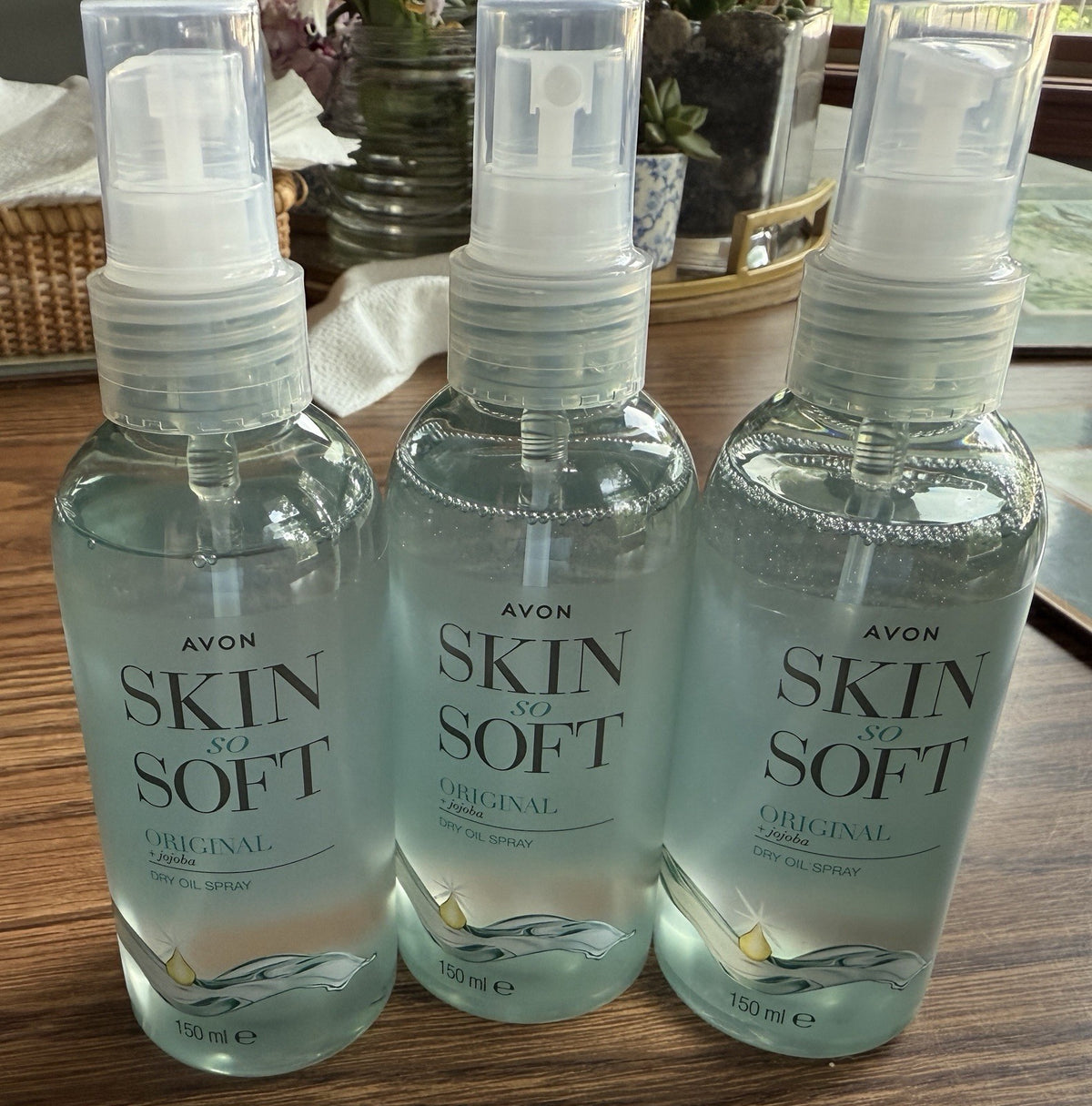 Avon Skin So Soft Original Jojoba Dry Oil Spray 5 fl oz - Pack of 2