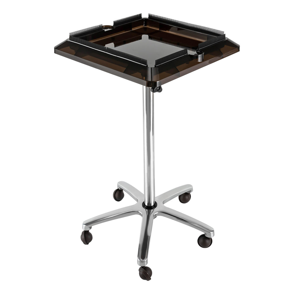 Rolling Salon Hair Extension Tool Cart with Adjustable Height & Storage