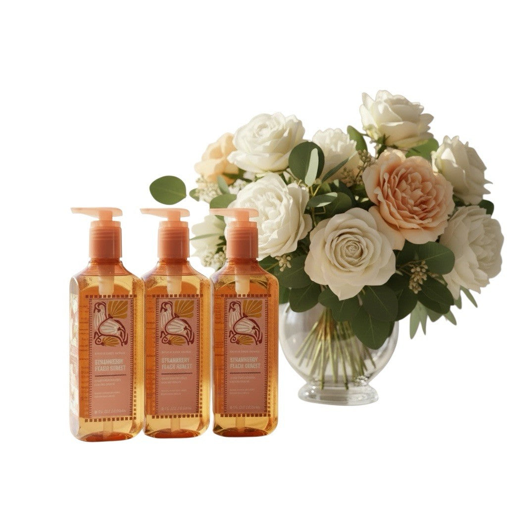 Strawberry Peach Sunset Hand Soap - Bath & Body Works Cleansing Gel