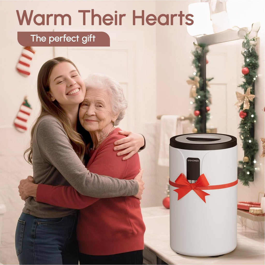 Electric Towel Warmer Bucket with LCD Display 20L Fast Heating & Auto Shut-Off