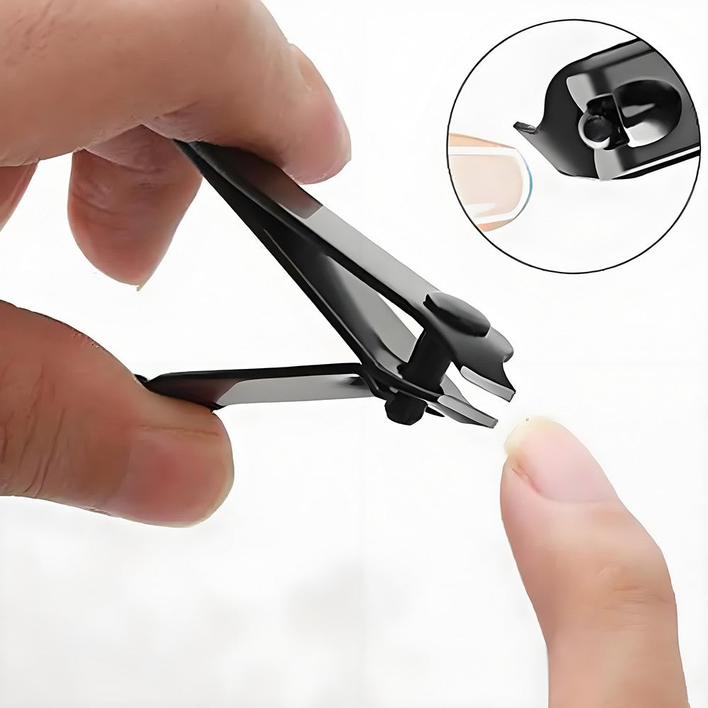 3 Pack Ultra Sharp Carbon Steel Nail Clippers for Men & Women Curved Edge