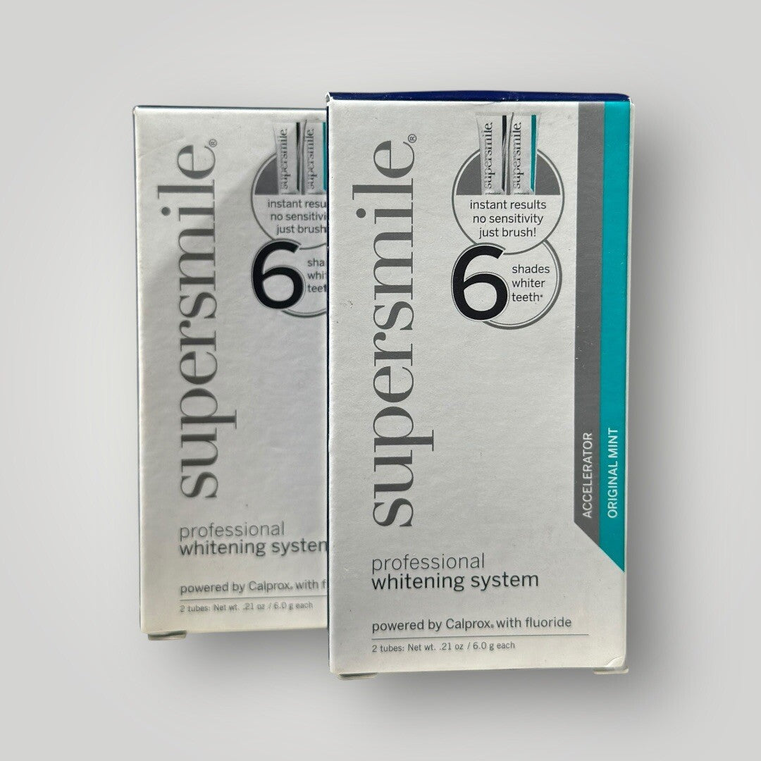 Supersmile Whitening System Toothpaste Accelerator Original Mint 0.21 Oz - 6 Pack
