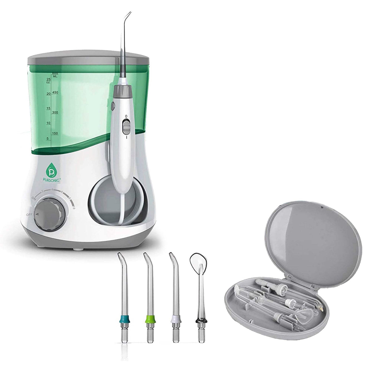 Professional Countertop Water Flosser - Dental Oral Irrigator with 10 Settings