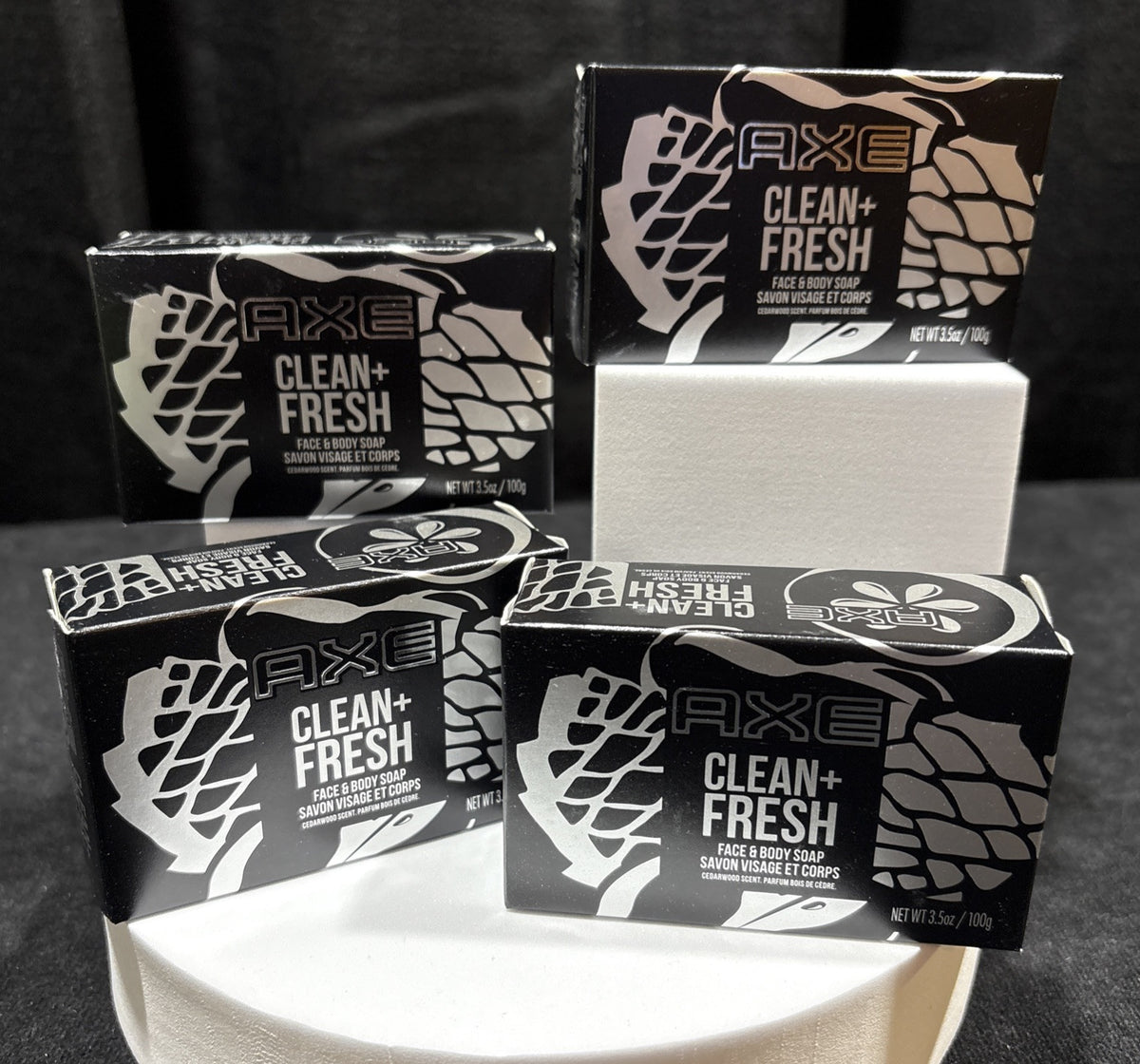 Men's Cedarwood Scent Face & Body Bar Soap 3.5 oz - 4 Pack