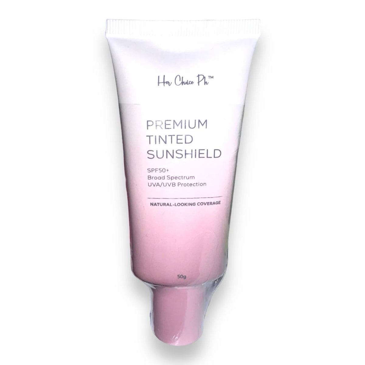 Her Choice PH Premium Tinted Sunshield SPF 50 PA+++ - 50g