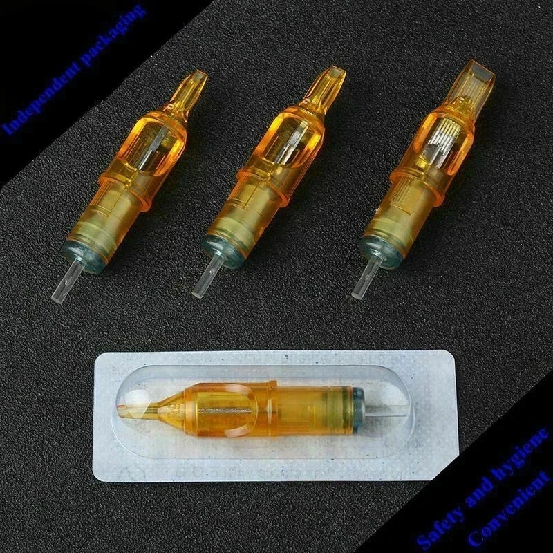 Tattoo Needle Cartridges Set 20pcs Round Liner Shader RM RL RS M1 Compatible with Most Machines