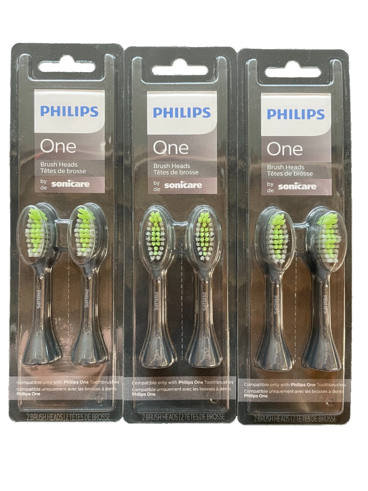 Philips Sonicare One By Brush Heads 6-Pack BH1022/06 - Replacement Oral Care