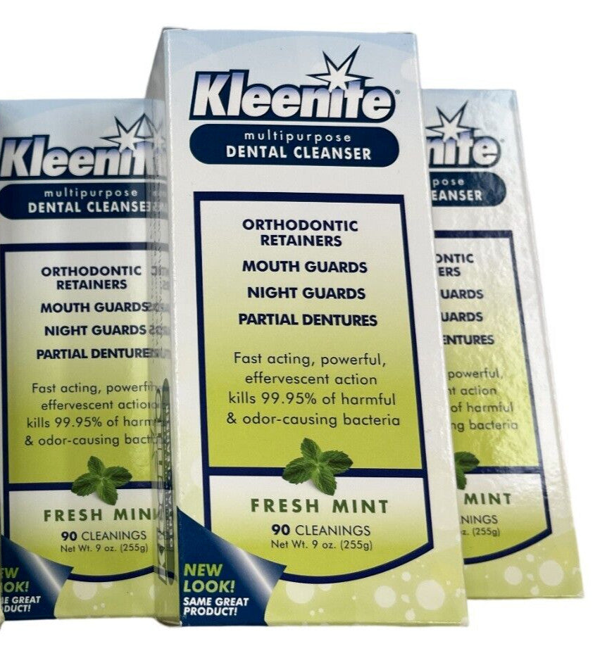 Dental Appliance Cleanser Fresh Mint 9 oz - 90 Uses for Retainers & Night Guards