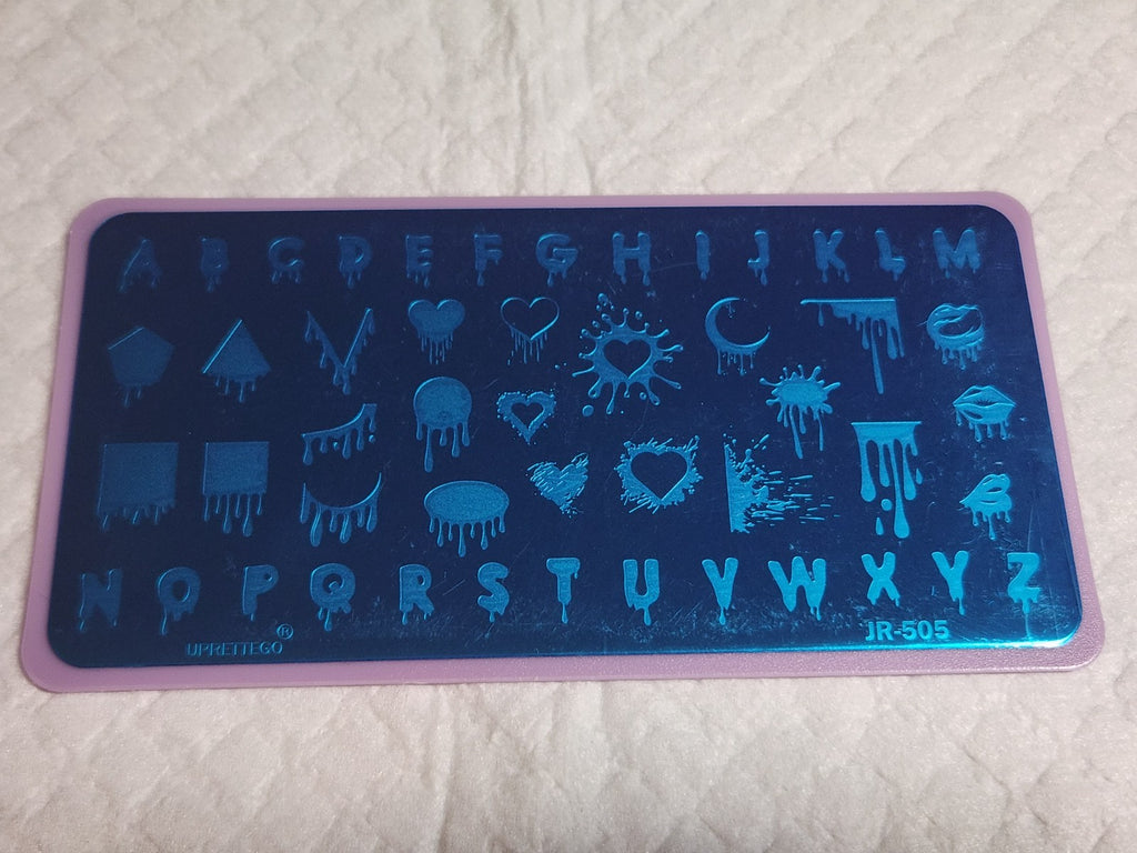 Nail Stamping Plate JR-505 for Nail Art and Design