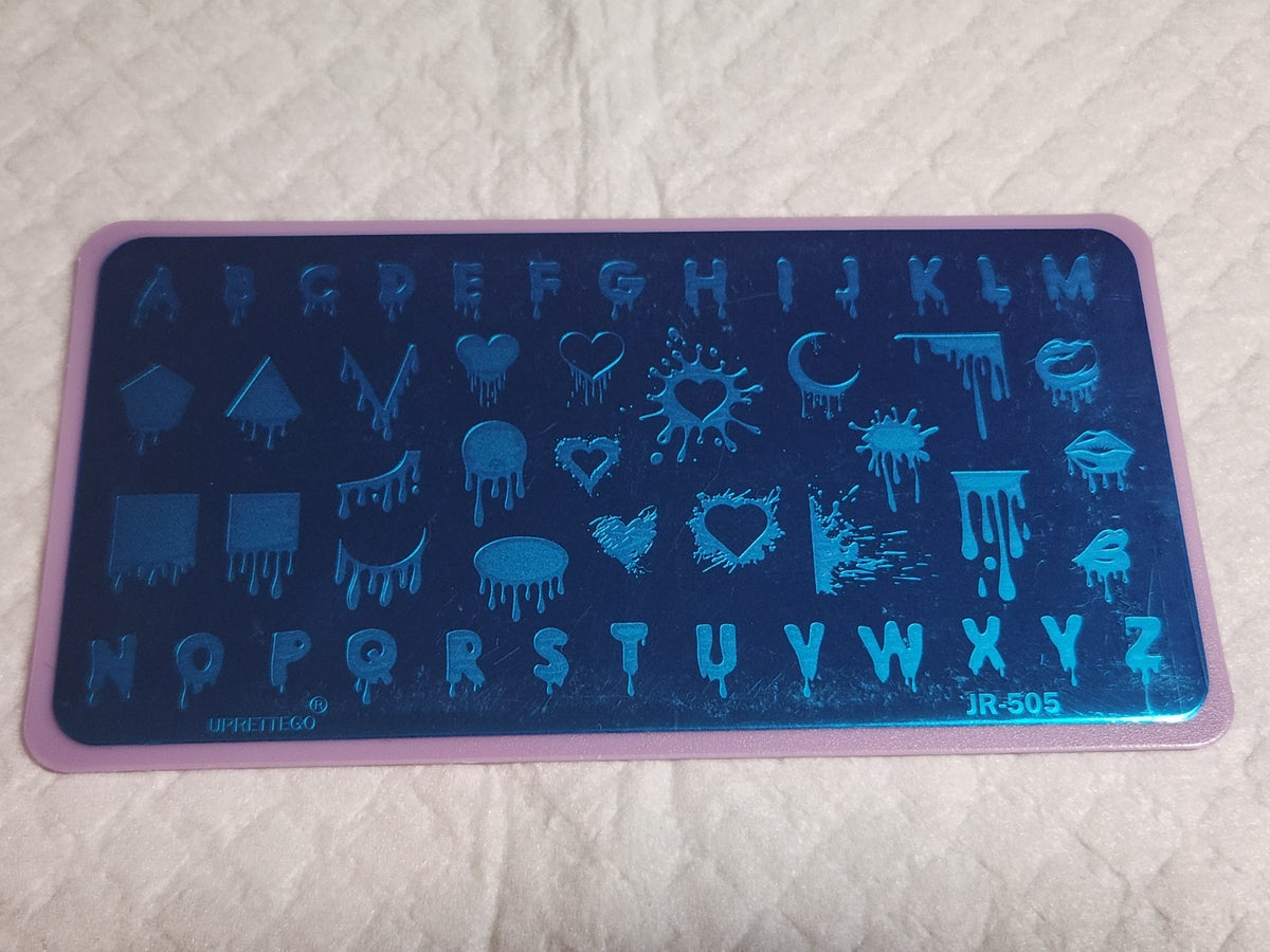 Nail Stamping Plate JR-505 for Nail Art and Design