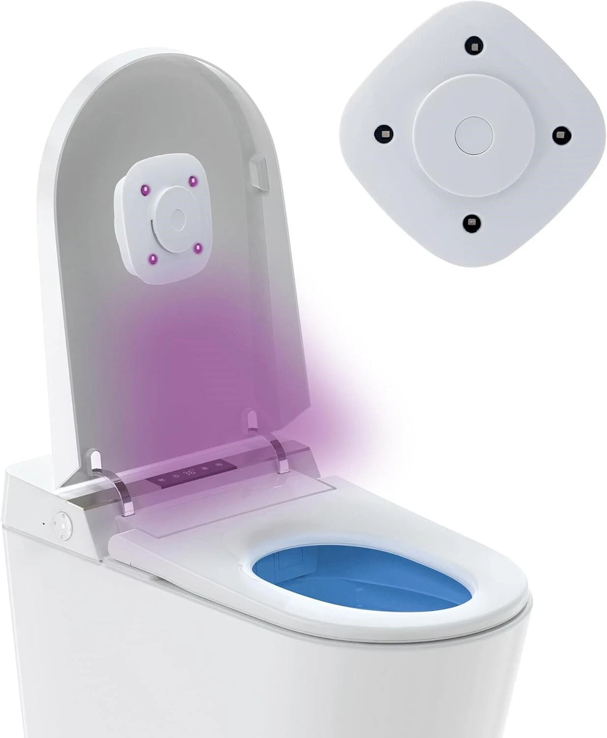 Auto UVC Toilet Sanitizer Light Waterproof Bathroom Sterilizer 3 Min