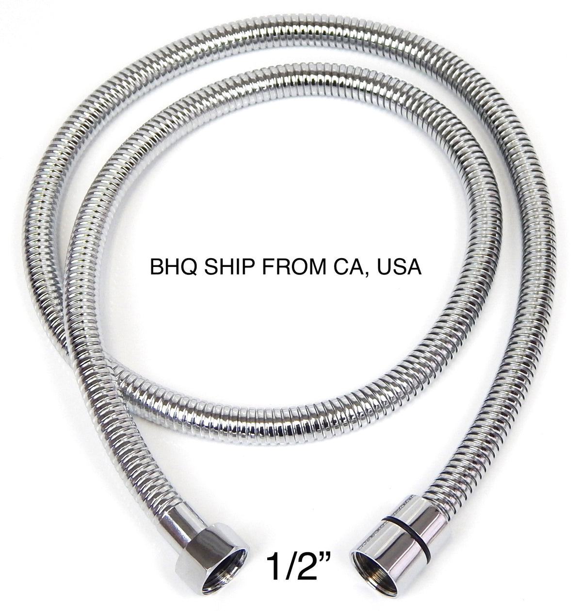 Salon Shampoo Bowl Hose 45-Inch Long with 1/2-Inch Female Connectors