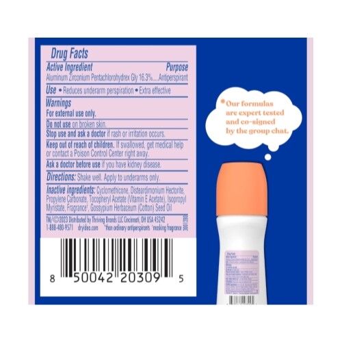 4 Pack Unscented Antiperspirant Roll-On Deodorant 3.25 Oz - Long-Lasting Odor Protection