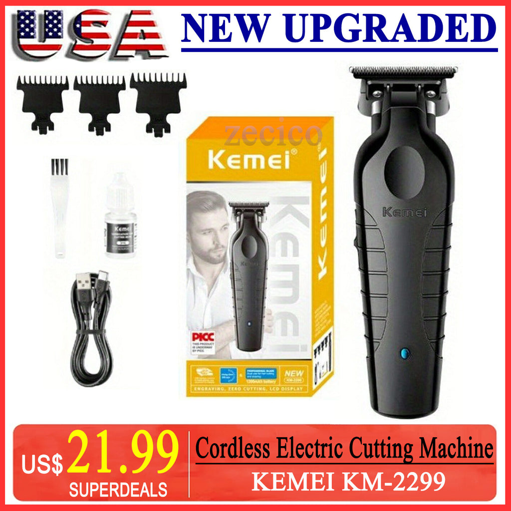 Cordless Hair Trimmer Professional Electric Clipper for Grooming