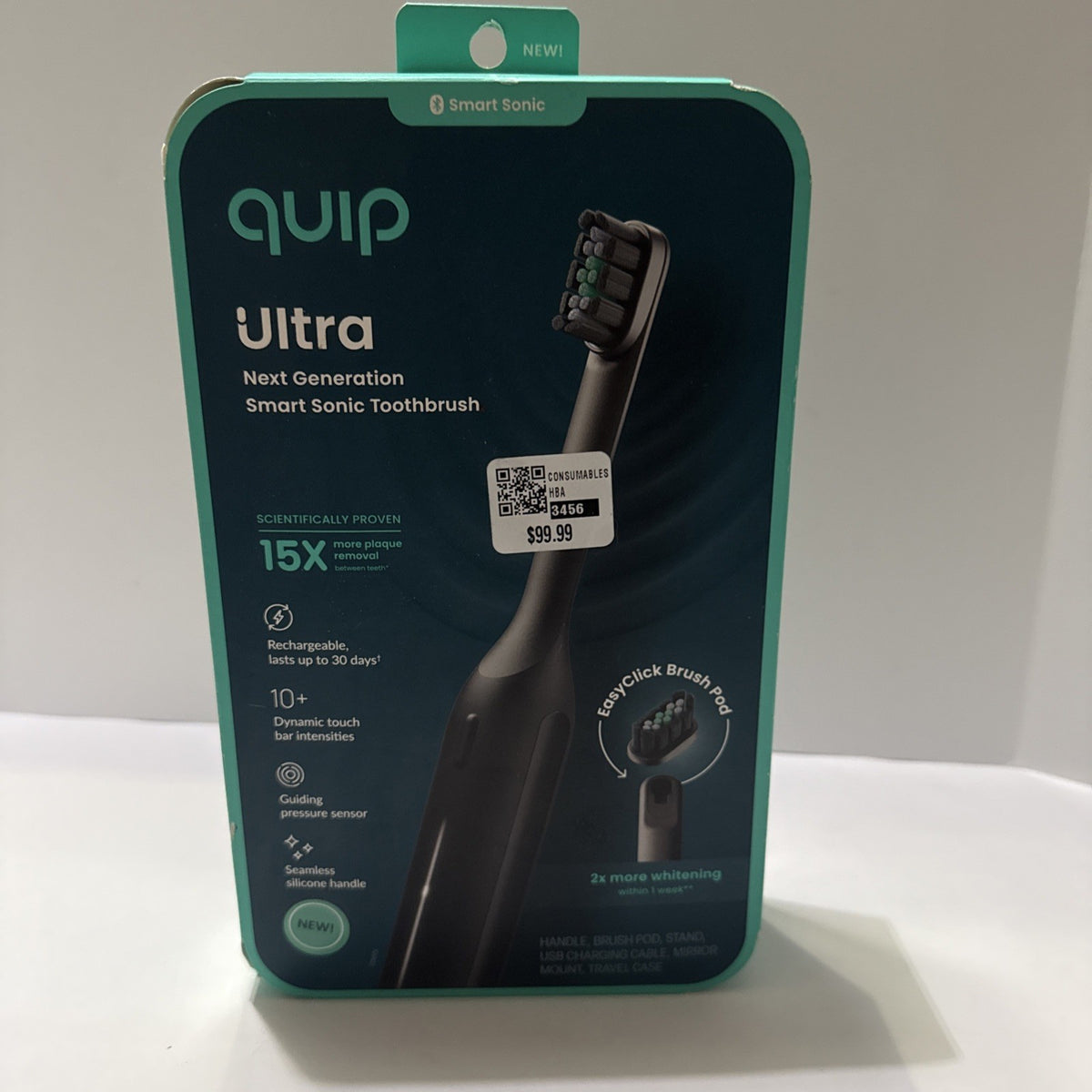 Smart Sonic Toothbrush with 10+ Brush Intensities - Graphite
