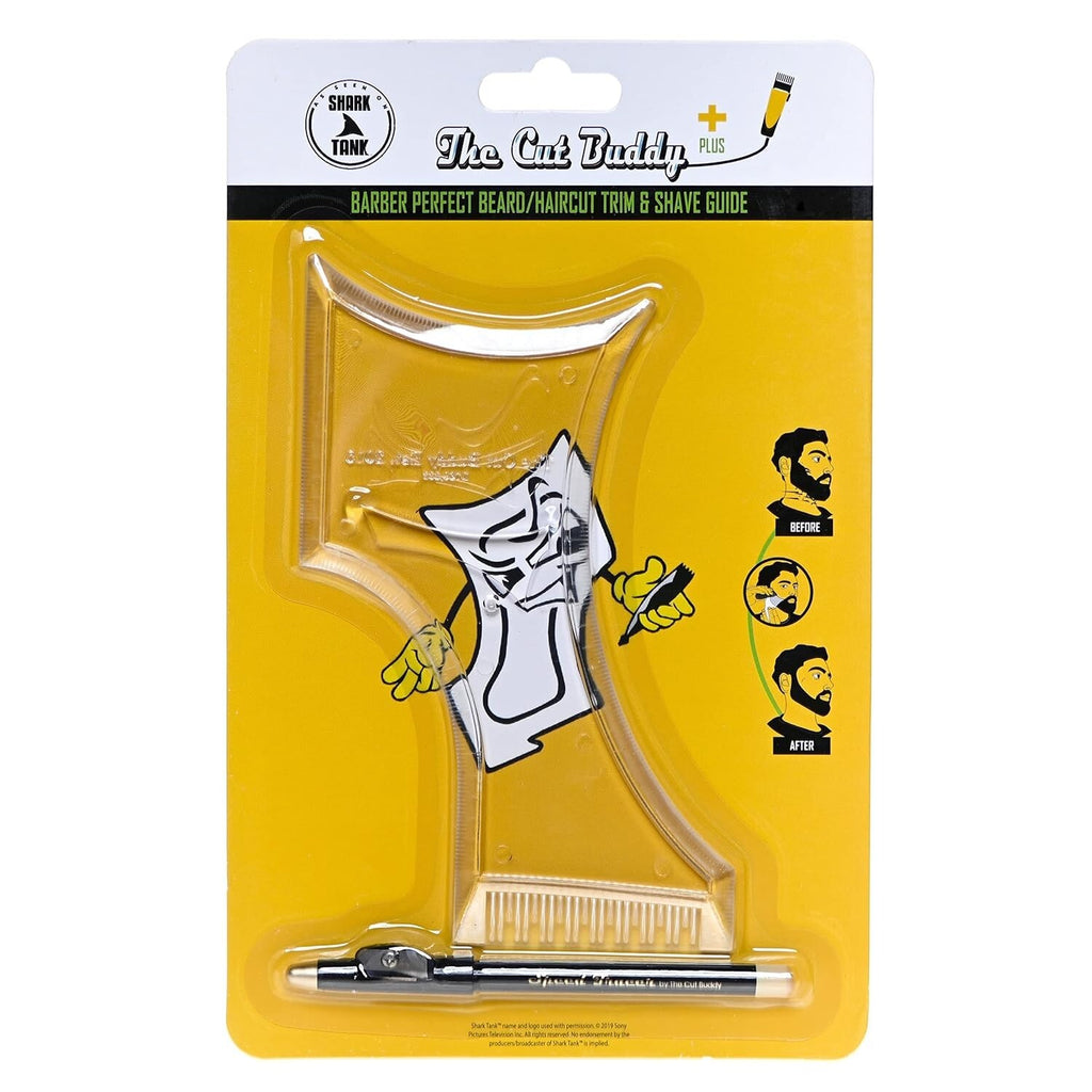 Hairline and Beard Lining Guide Tool with Curves & Tracing Pencil