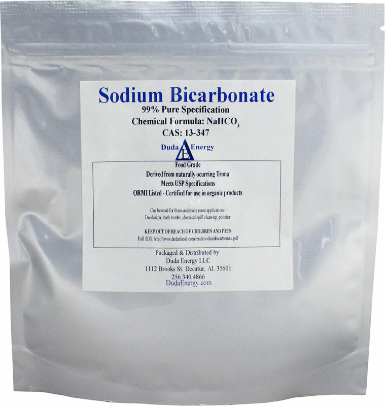 Food Grade Baking Soda - USP Sodium Bicarbonate for Baking & Bath Bombs - Multiple Sizes