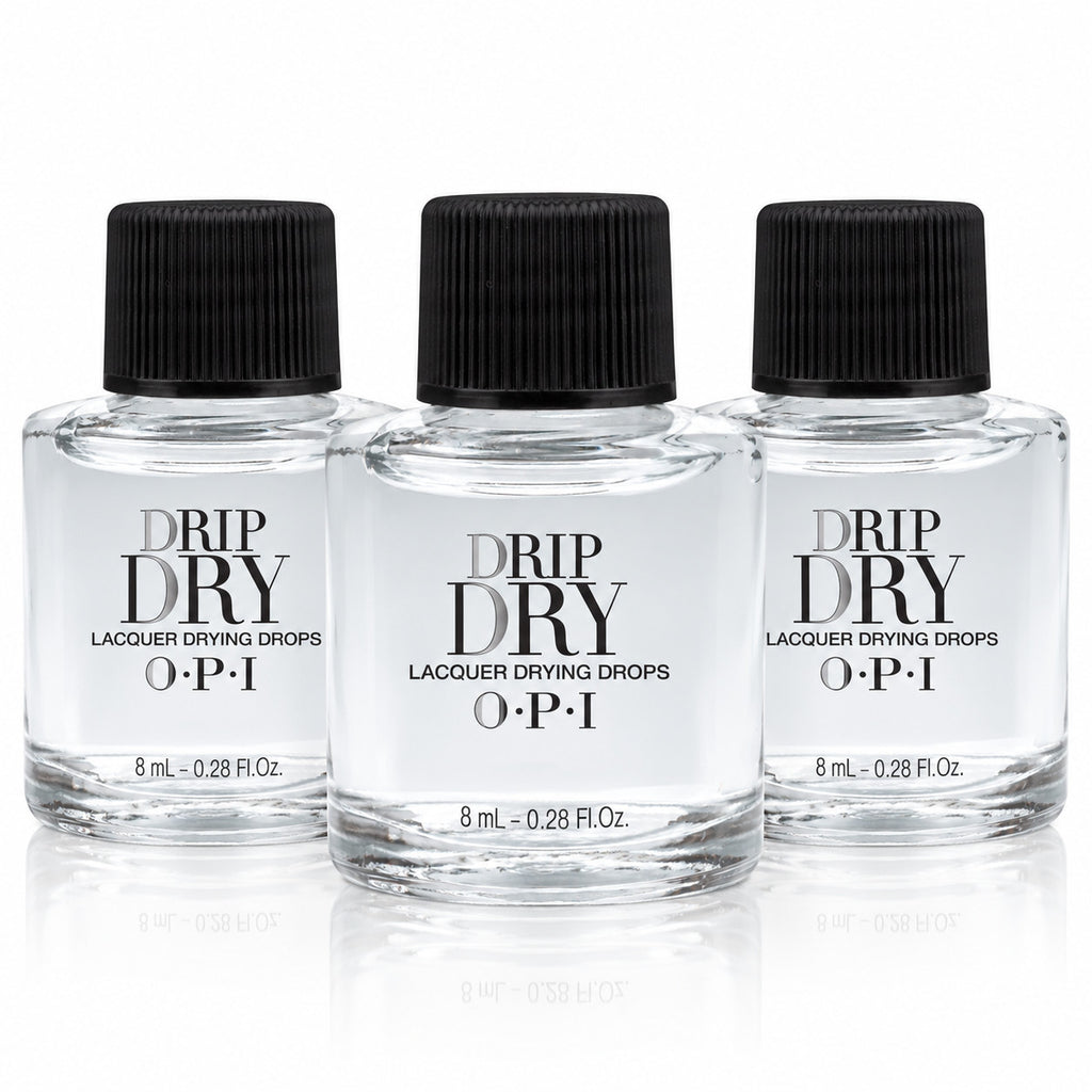 Nail Drying Drops - Fast-Acting Nail Polish Dryer with Jojoba & Vitamin E - 3 Pack