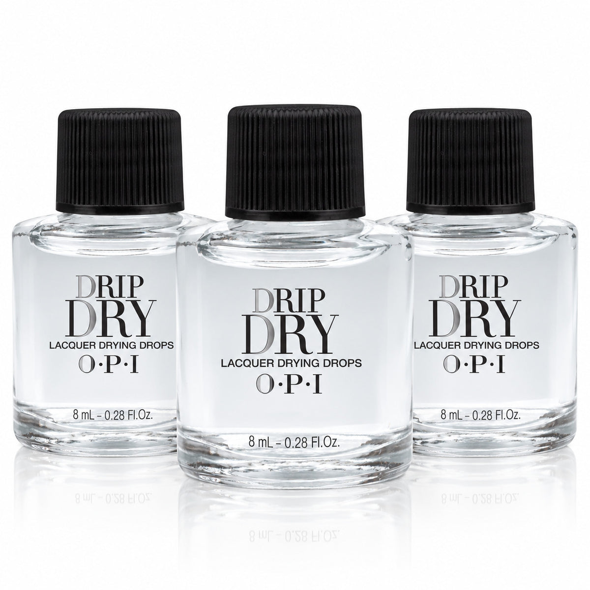 Nail Drying Drops - Fast-Acting Nail Polish Dryer with Jojoba & Vitamin E - 3 Pack
