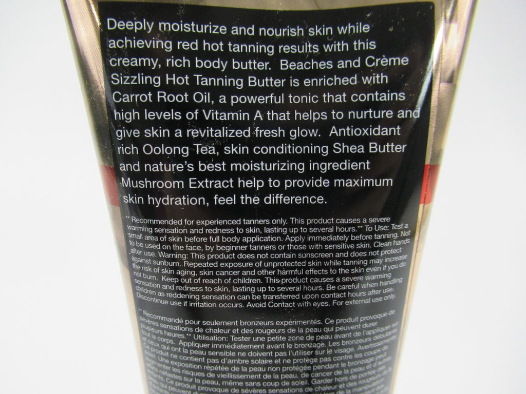 Pro Tan Beaches and Creme Hot Tanning Butter Lotion 8.5 oz - Deep Moisturizer & Tingle