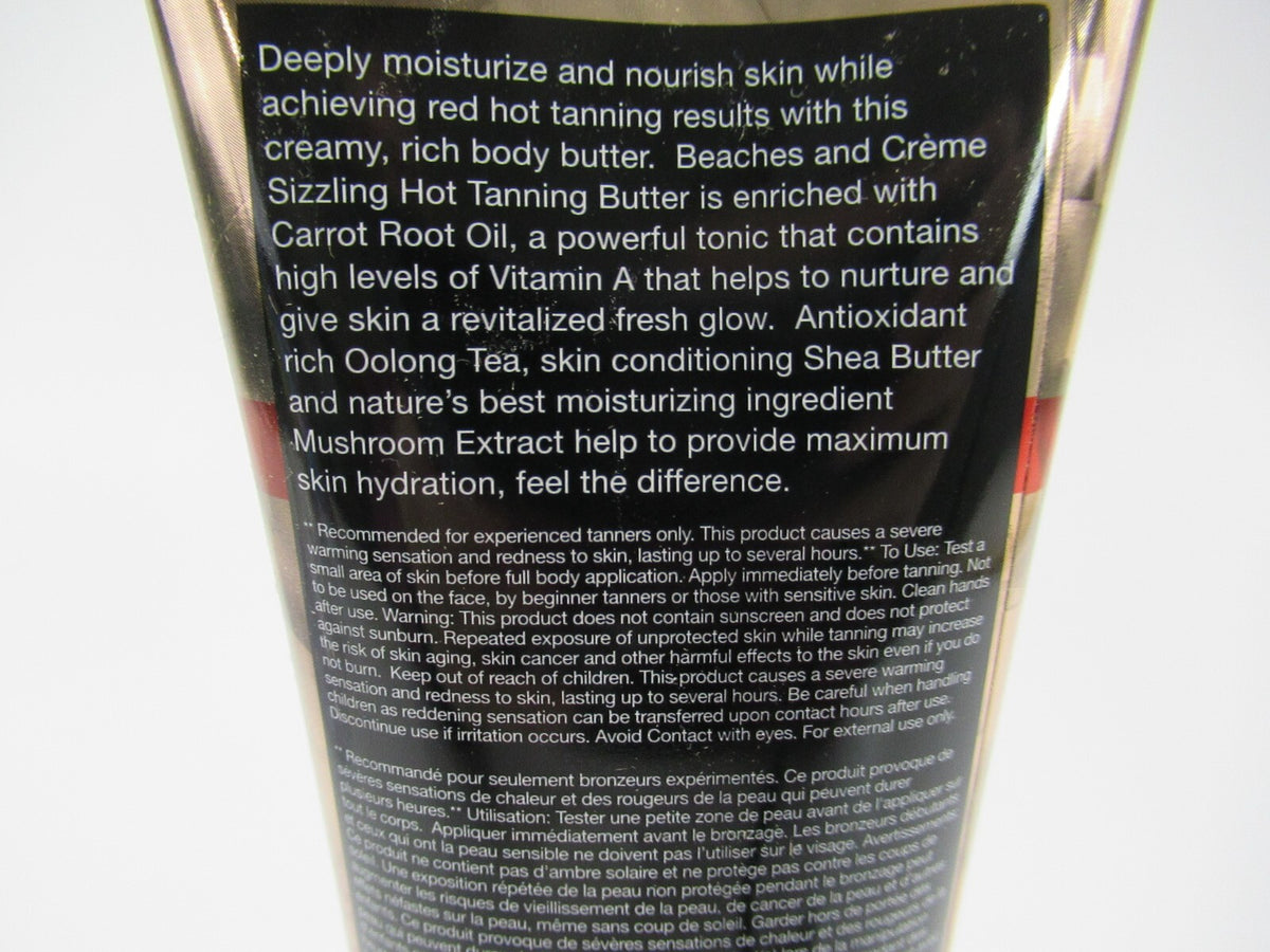Pro Tan Beaches and Creme Hot Tanning Butter Lotion 8.5 oz - Deep Moisturizer & Tingle