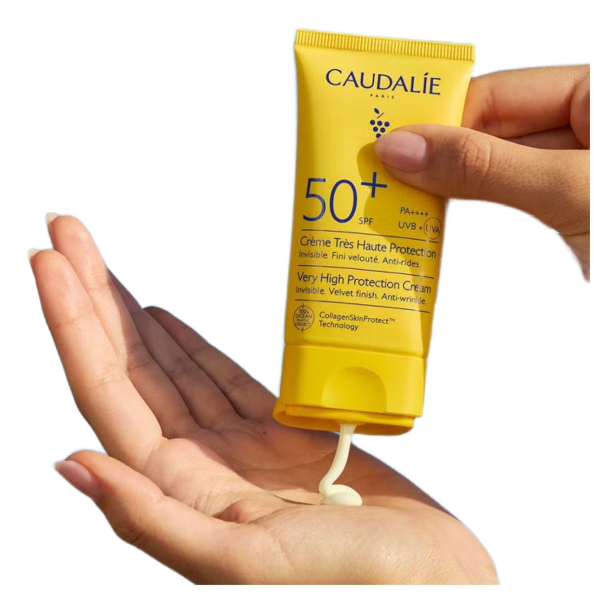 SPF50+ Sunscreen Cream for Face & Body - Invisible, Vegan, 50ml