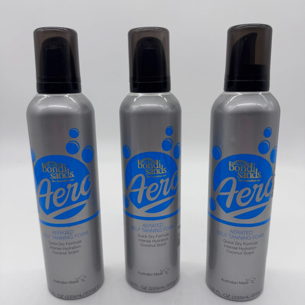 Bondi Sands Aero Self Tanning Foam Light/Medium - Lot of 3 7.61 oz