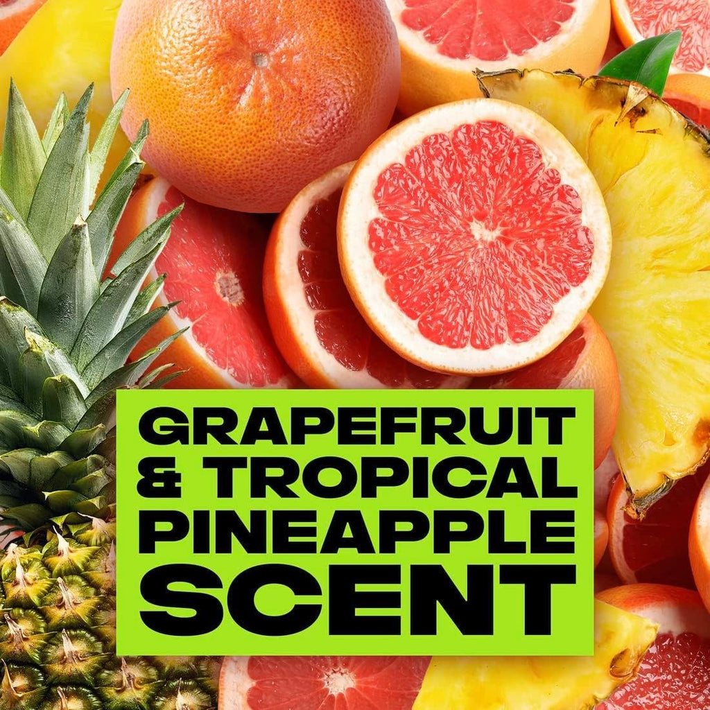 Men's Body Spray with Grapefruit & Pineapple - Long Lasting Fresh Scent - 5oz