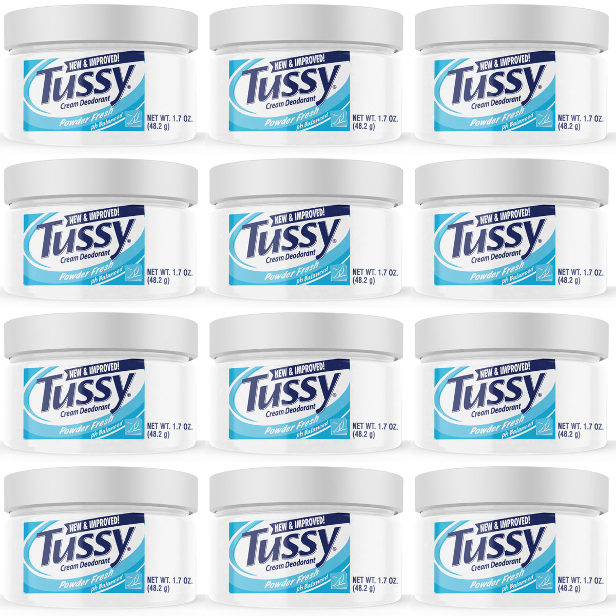 Bulk 12 Pack Powder Fresh Cream Deodorant 1.7oz for Underarms