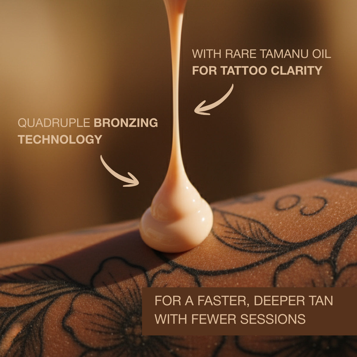 Onyx Tattoo Rose Tanning Lotion with Bronzer & Accelerator - 8.5 fl oz