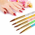 5-Piece Acrylic Nail Art Pen Set for DIY Painting and Design