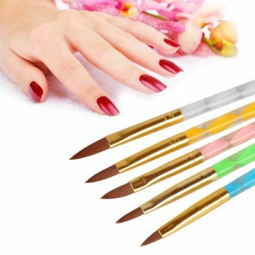 5-Piece Acrylic Nail Art Pen Set for DIY Painting and Design