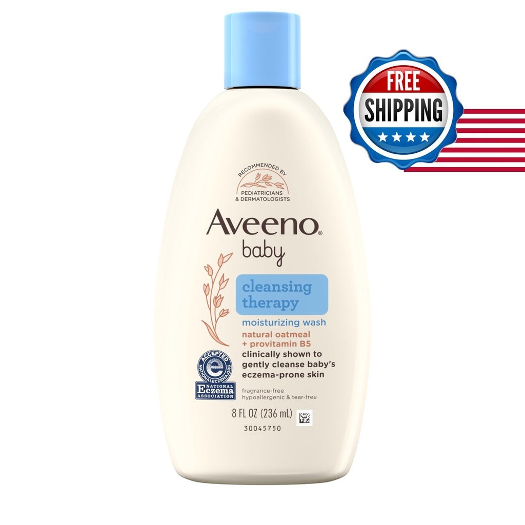 Aveeno Baby Moisturizing Body Wash for Sensitive Skin - 8 Oz