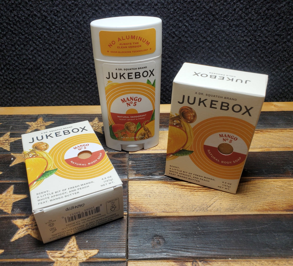 Jukebox Mango No. 5 Body Soap & Deodorant Set – Natural Fragrance for Women