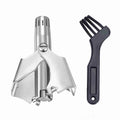 Manual Stainless Steel Nose & Ear Hair Trimmer Waterproof & No Battery Needed