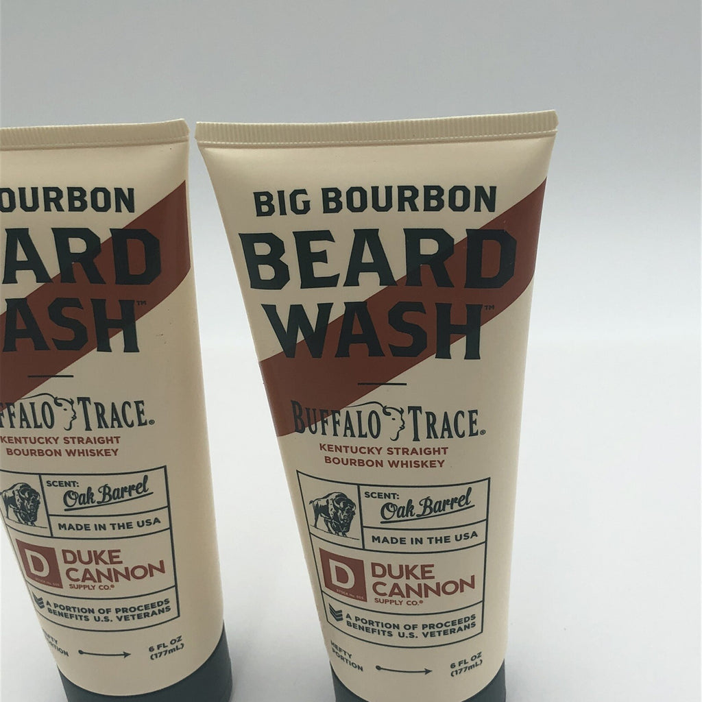 Duke Cannon Big Bourbon Beard Wash Buffalo Trace 6 Oz Lot of 2 - Men’s Grooming