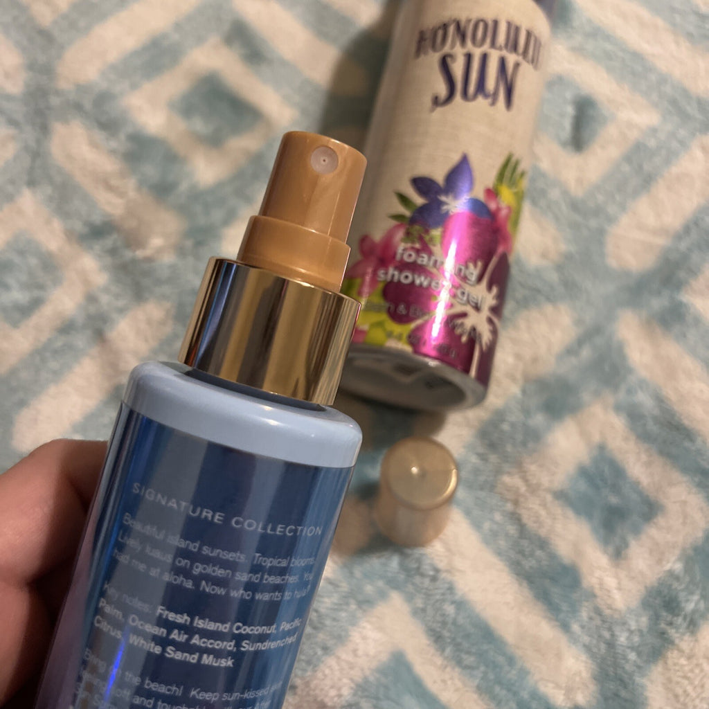 After Sun Spray Lotion & Foaming Shower Gel Set - Honolulu Sun RARE