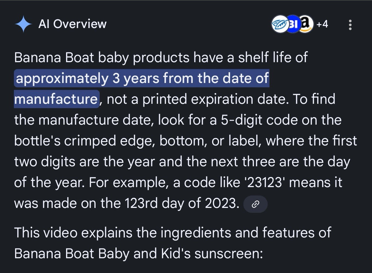 Baby Sunscreen Lotion SPF 50+ - Water Resistant, Broad Spectrum, Gentle & Fragrance Free - 4 Pack