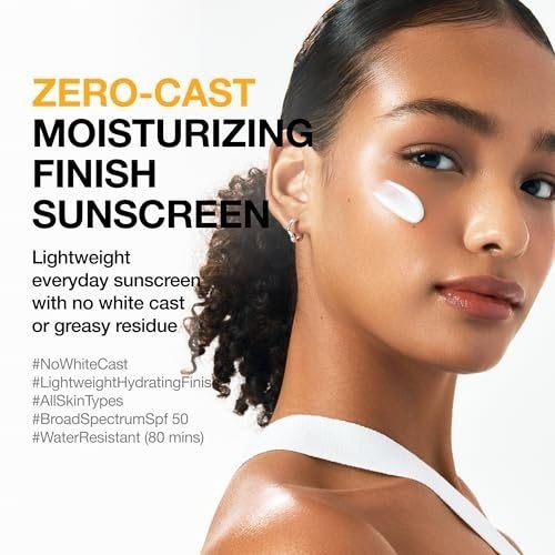 SPF 50 Sunscreen Hydrating Lightweight Face Sunscreen 1.69 fl oz