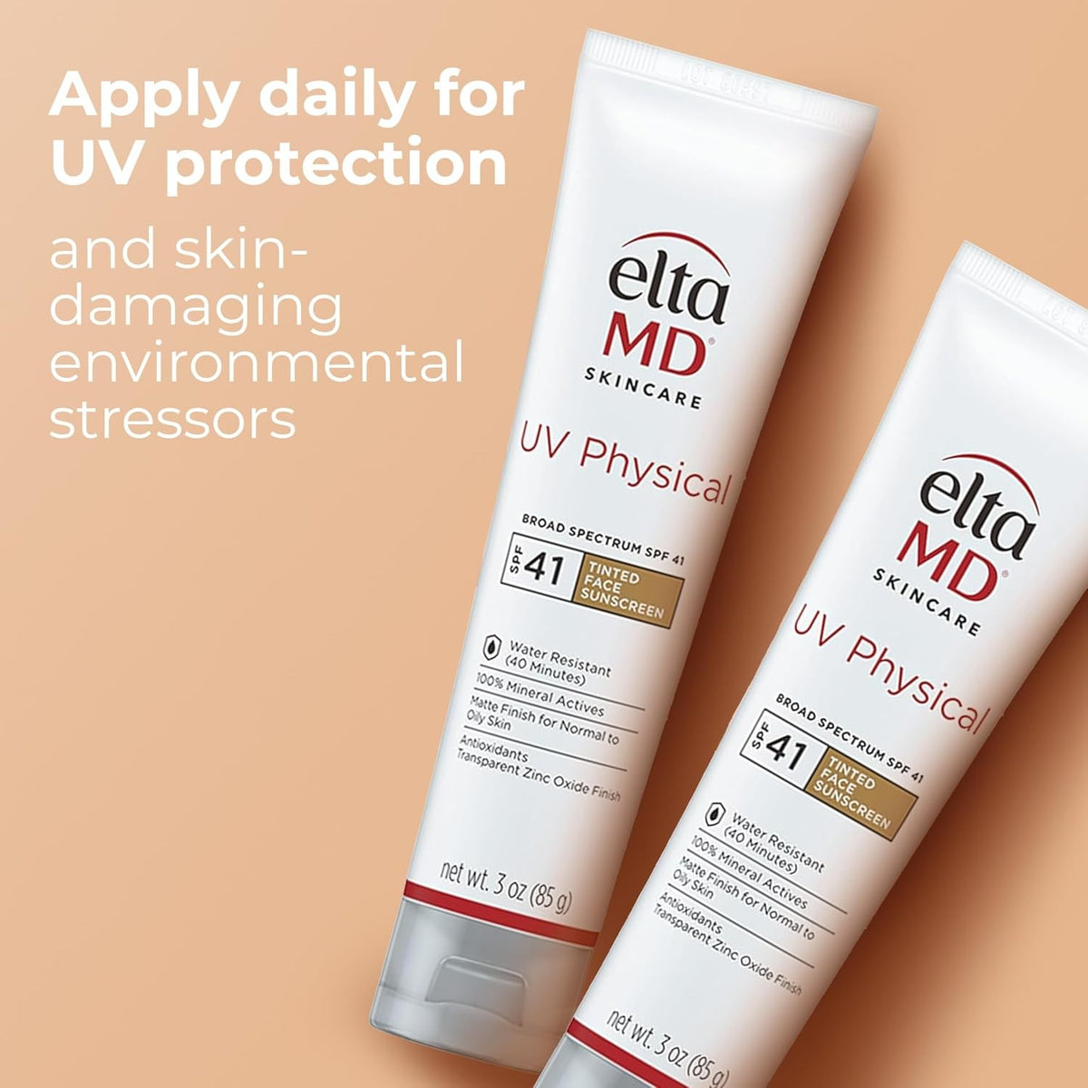 EltaMD UV Physical Tinted Broad Spectrum SPF41 Sunscreen 3oz