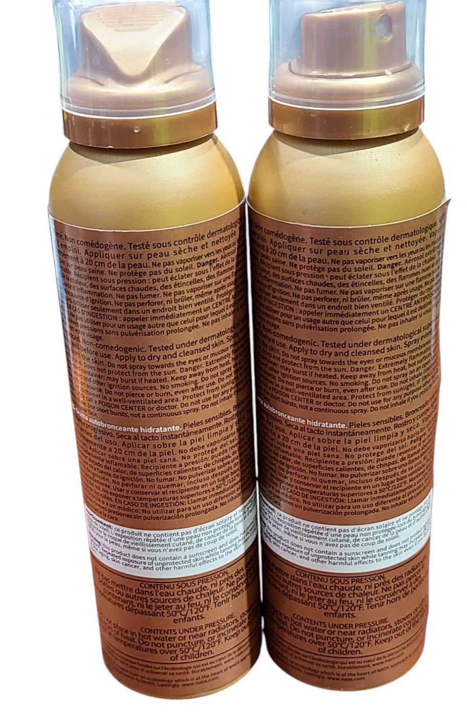 Bioderma Self-Tanning Spray - Hydrating Sunless Tan, 2 Pack 5 Fl Oz