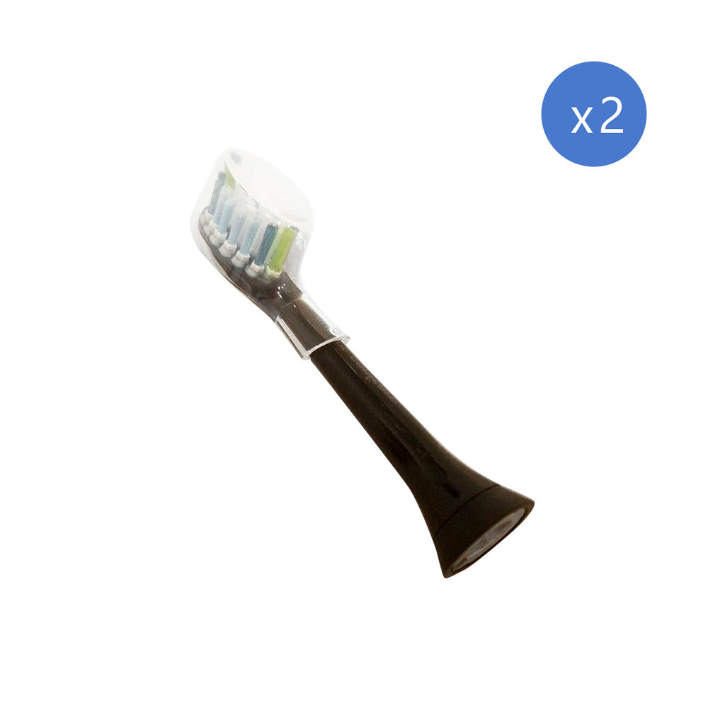 Philips Sonicare DiamondClean AdaptiveClean Replacement Brush Heads - Black, Pack of 2