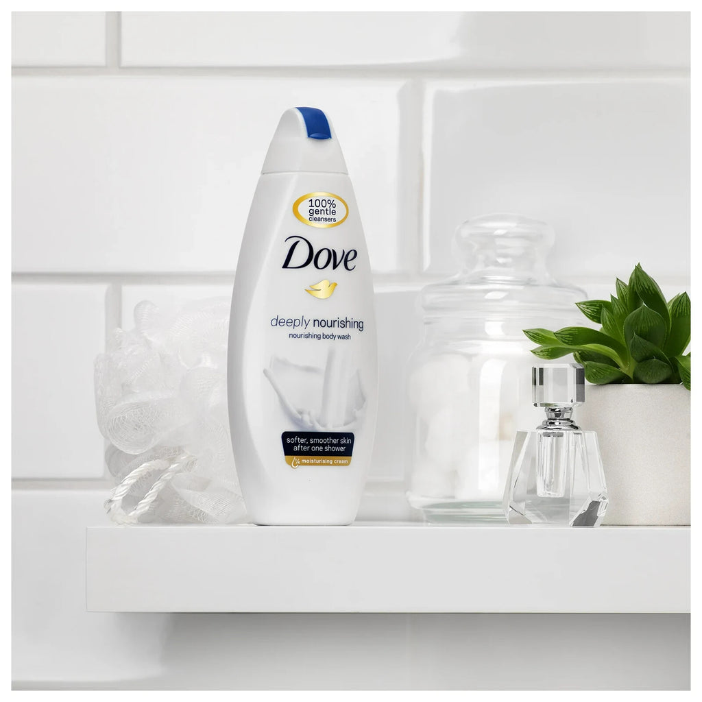 Dove Deeply Nourishing Body Wash 16.9 Fl oz - Pack of 12