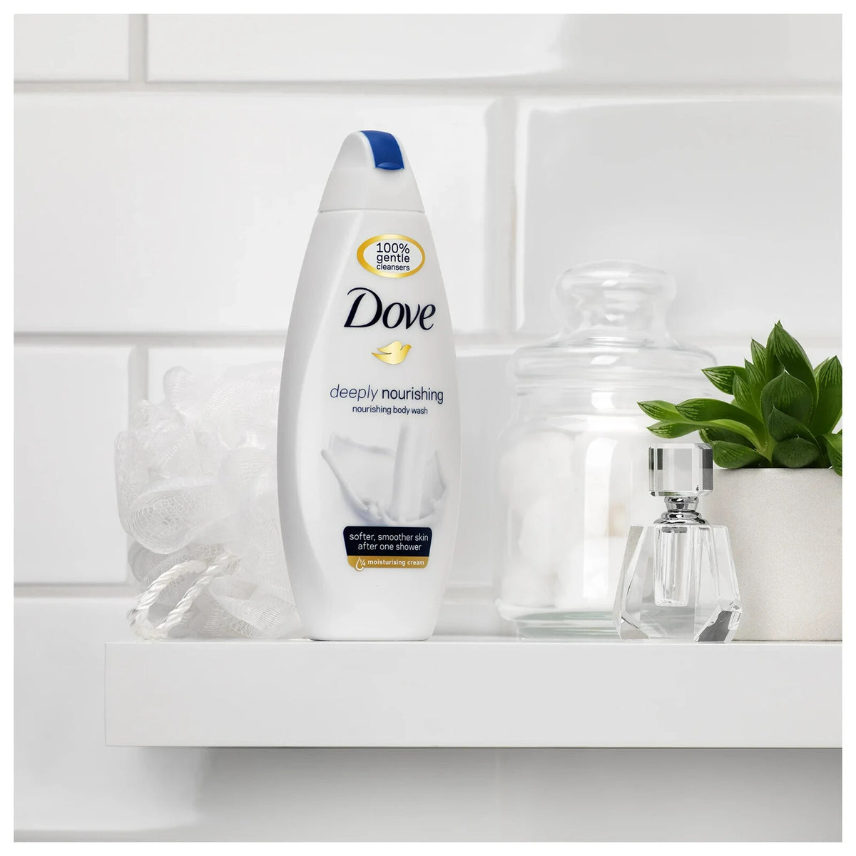 Dove Deeply Nourishing Body Wash 16.9 Fl oz - Pack of 12
