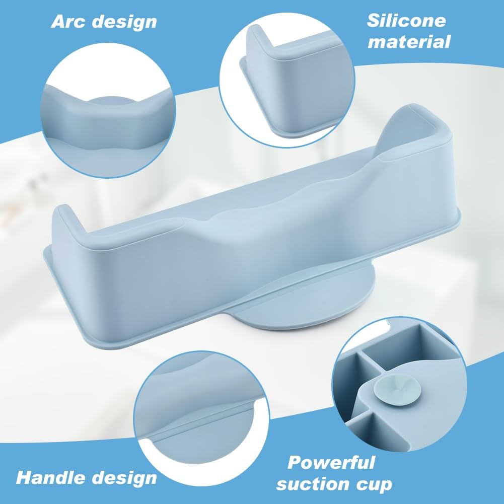 Portable Hair Washing Station Set Blue Shampoo Bowl for Sink