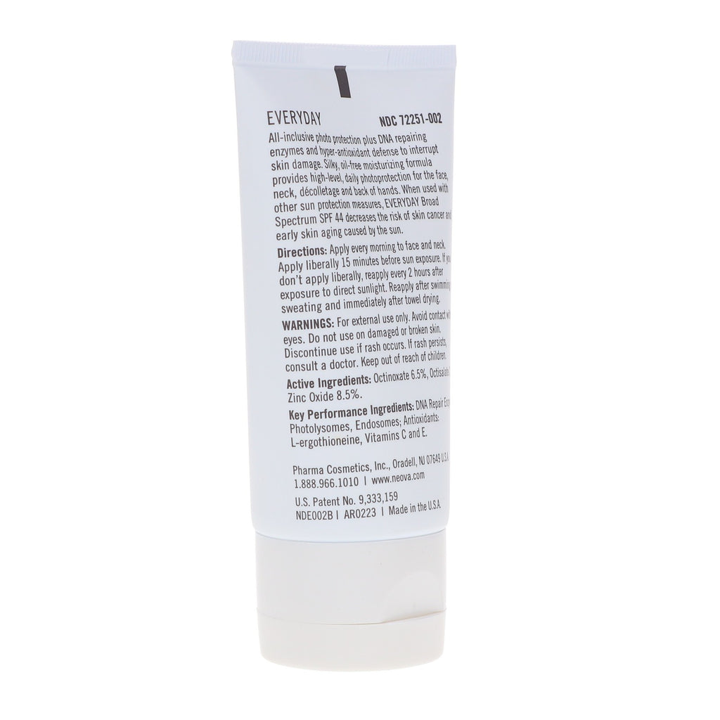 SPF 44 Sunscreen with DNA Repair Enzymes - 2.5 oz Moisturizing Sun Protection