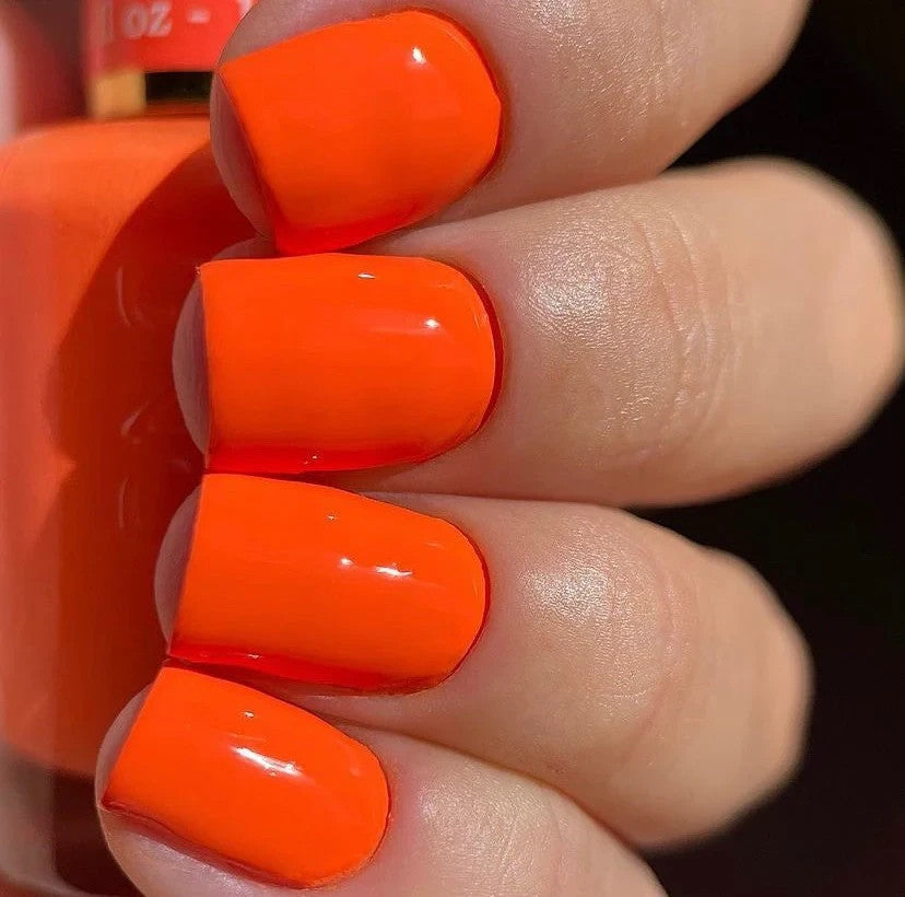 Dutch Orange Gel & Nail Polish Set - 0.6 oz Each, Long-Lasting Manicure