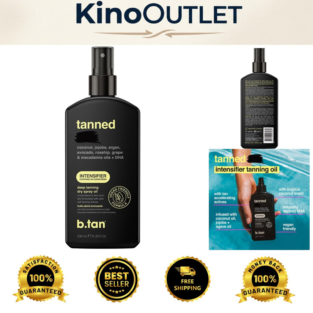 Fast-Acting Tanning Oil Spray - Ultra Dark Tan in Less Time, 8 Fl Oz